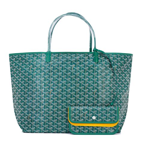 green goyard purses